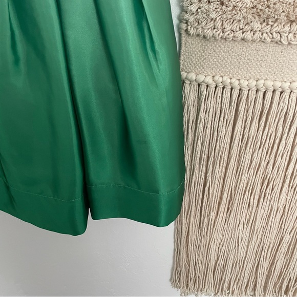 Vintage Ombré Green Tie Mini Dress - Picture 3 of 4